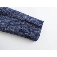 BUNO-Chaqueta de traje de Tweed para mujer, de doble botonadura Chaqueta corta, abrigo ajustado, Tops informales, Blazers de lana para mujer, ropa de calle, Otoño e Invierno - details 18