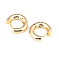 Aretes de Cuerda de Metal Dorado de 18K Diseño Redondo Rectangular de Alta Calidad - details 70