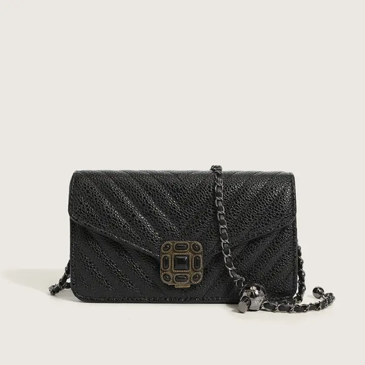 Nuevo Bolso de mano INS con cadena de caviar para mujer, bolso de hombro multifuncional, - 1