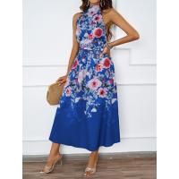 2025 Verano Europa Y Los Estados Unidos Las Mujeres Nueva Moda Cuello De Impresión De La Cintura Delgado Vestido Femenino - details 15