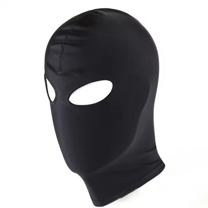 Capucha de Máscara para Juego de Roles BDSM Juguete Sexual Oral Abierto para Hombres y Mujeres - 1