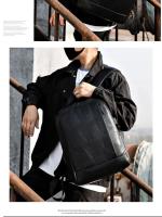 Mochila de negocios para hombre, accesorio sencillo de carga USB, ligera, para viaje, 1 paquete de 15,6 pulgadas - details 12