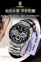 Reloj de hombre de marca suiza nuevo reloj de cuarzo multifuncional luminoso impermeable - details 12