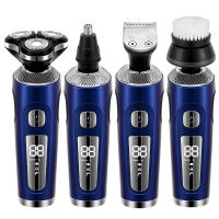 Afeitadora eléctrica 4 en 1 para hombre, recortadora 3D flotante, carga rápida USB, recortadora de barba portátil - details 16