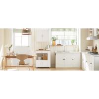 Carrito de Cocina Blanco Estantería de Cocina con Barra 67 x 37 x 87cm FKW45-WN ES - details 8