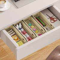 Contenedor de almacenamiento de cocina creativo, caja telescópica retráctil ajustable estirable, cajón de almacenamiento de gabinete apilable extraíble - details 6