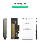 Adaptador PCIE a M2 NVMe UGREEN Tarjeta PCI-E x4/8/16 Clave M & B SSD Expansión del ordenador - details 6