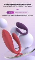Shanggan Productos para Adultos Sexo Masturbación Palo APP Control Remoto Juguetes Femeninos en el Cuerpo Doble Cabeza Palo Vibrador Carga Silenciosa - details 0
