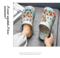 Camuflaje de coco agujero zapatos 2025 nuevas sandalias zapatos de playa de los hombres saliendo zapatos de viaje casual bolsa cabeza sandalias hombres - details 9