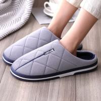 Zapatillas de algodón cálidas para hombre, zapatos informales de talla grande para el hogar, dormitorio, interiores, otoño e invierno, 47, 48, 49, 50 - details 1