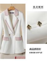 Traje de Blazer para Mujer de Manga Larga Chaqueta de Traje de Mujer Adelgazada Moda de Oficina - details 2