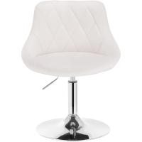 Taburete de Bar de Terciopelo Alto Regulable en Altura Diseño Giratorio para Peluquería - details 37