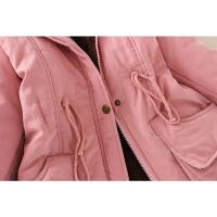 Chaqueta de algodón acolchada para mujer, abrigo informal ajustado con capucha, Parkas acolchadas, abrigo cálido, otoño e invierno, nové de 2025 - details 34