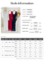 Vestido de malla con cuello en V, elegante y entallado, de manga larga para mujer, otoño invierno - details 2