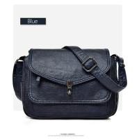 Bolsos de hombro de cuero suave Vintage para mujer, bolsos de lujo, paquete de diseñador, bolso cruzado pequeño, 2021 - details 9