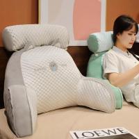 Almohada de lectura triangular de seda Ideal para embarazadas, respaldo grande, almohadas para sofá y cama - details 40