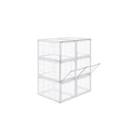 Organizador de Zapatos de Plástico Moderno Transparente, Apilable, Ahorro de Espacio, Duradero, Fácil de Limpiar Tamaño Máximo 46.28x36x22 cm - details 7