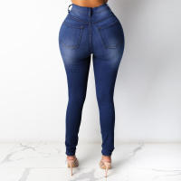 Nueva moda femenina: pantalones lápiz ajustados con cintura - details 12