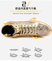 Zapatillas Retro de buena calidad para hombre, zapatos dorados de tendencia a la moda con cierre de cordones, forro de malla para temporada de otoño - details 6