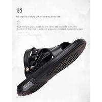Sandalias de Verano para Hombres Suelas Gruesas, Estilo Casual, Zapatillas de Playa de Cuero Antideslizante, Doble Propósito - details 8