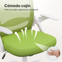 Escritorio Ergonómico con Respaldo de Malla Transpirable y Asiento, Silla de Ordenador, Regulable en - details 4