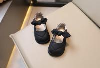 Mary Janes-zapatos de cuero de PU para niñas, calzado de princesa versátil, moda coreana, fondo suave, lindo Lazo, primavera y otoño - details 4