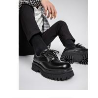 Zapatos De Cuero De Moda De Los Hombres, Nueva Plataforma Casual, Zapatos De Cuero Negro Para Los Zapatos De Boda - details 12