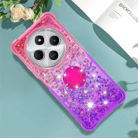 Funda líquida con purpurina y soporte para Xiaomi Redmi 14C A4 A3 Pro Poco C75, cubierta de arena fluida degradada - details 6