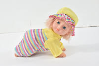 Muñeca de Música Encantadora a Crawl de 10 Pulgadas Hermosa Niña Eléctrica Que Canta y Baila Juguete Divertido para Bebés Pequeños - details 5