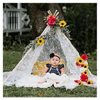 Bodas Ense de campo blanco y negro, manteles de recepción bordados vintage, decoraciones bohemias para fiestas, - details 6