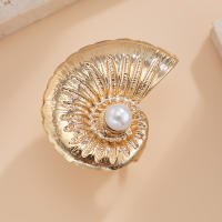 Seabeach-Anillo de concha de estrella de mar para mujer Color dorado nueva moda anillos de dedo de concha de perla grande joyería regalos de personalidad de verano - details 10