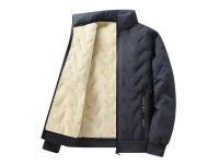 Chaquetas acolchadas cálidas para hombre, Parkas de lana con cuello levantado, abrigos, ropa de invierno, 6XL, 7XL - details 5