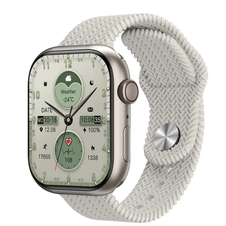 2025 Nuevo HK10 PRO+ Plus Smartwatch Serie 10 AMOLED 1GB Memoria Brújula AI Asistente de voz Compatible con Android IOS Serie 10 Smartwatch - 1