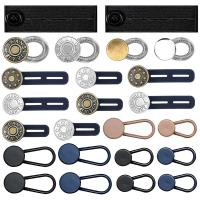 Extensores de botones para pantalones vaqueros, 6 tamaños, extensor de cintura de botón, cintura elástica ajustable Flexible para mujeres y hombres - details 0