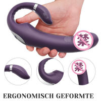 Juguetes sexuales, Nueva masturbación para mujeres, vibrador de quilla tipo C, doble motor, 10 frecuencias, palo de masaje de punto G, juguetes sexuales para adultos - details 2