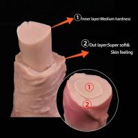 Leten SXXY Juguetes Sexuales de Silicona de Doble Capa con Ventosa, Tacto Suave de Piel, Tapón Anal de Dos Capas para Hombres Adultos - details 0