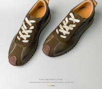 Zapatos Forrest Gump casuales de piel de vaca vieja de cuero de realce nuevo de gama alta - details 24