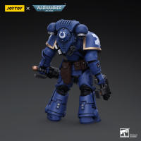 JOYTOY 1/18 figura de acción 40K Ultramarines Outriders y Brother Catonus versión reeditada modelo militar de Anime - details 3