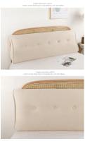 Cojín de Descanso de Cama Triangular Suave Almohada de Lectura Grande con Almohada de Espalda para Adultos - details 19