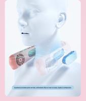 Ventilador de cuello de refrigeración sin aspas Kulomie, ventilador de cuello sin aspas de carga USB perezoso portátil - details 10