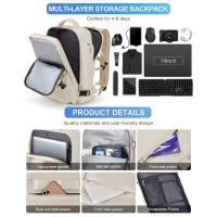 Mochila para maleta de cabina Ryanair para mujer, equipo de mano impermeable con USB - details 42