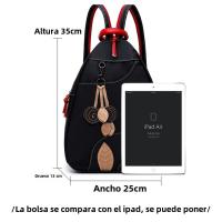 Nueva bolsa de hombro, bolso de las señoras, la colisión casual bolsa de pecho multifunción, de doble uso mochilas pequeñas - details 1