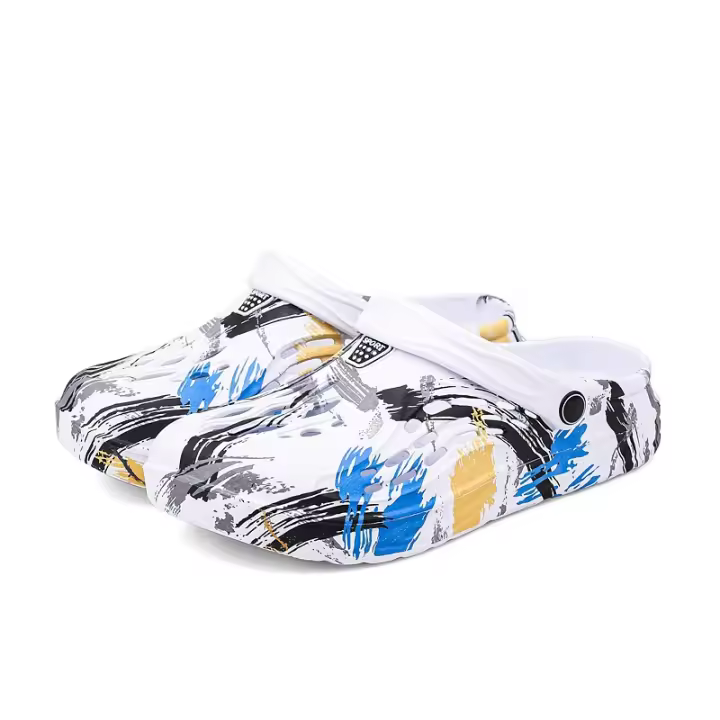 Sandalias de verano al aire libre con agujeros, zapatos para casa, sandalias de medio arrastre, versión coreana, moda de playa. - 1
