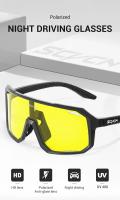Scvcn gafas de sol polarizadas amarillas, visión nocturna, gafas de conducción, lentes antideslumbrantes, gafas para Conductor de bicicleta y motocicleta, UV400 - details 1