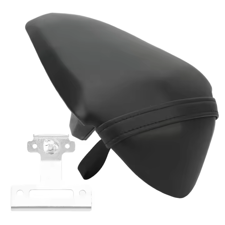 Sillines con cojín trasero para motocicleta, asiento tipo sillín de pasajero de cuero sintético para Ninja 400 EX400 2017-2020 - 1