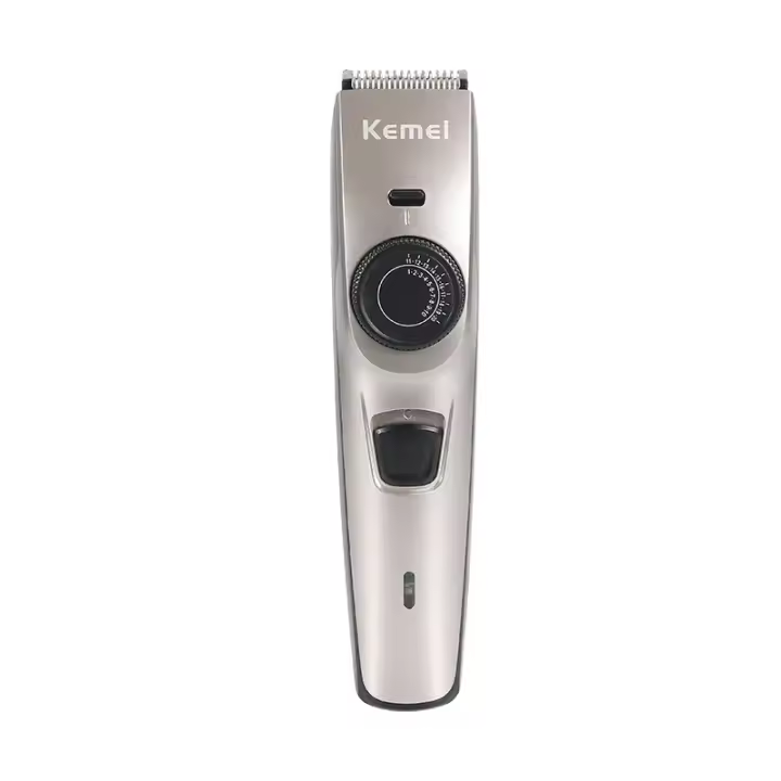 Kemei-recortador de barba largo para hombres, batería recargable para el cuidado del cabello, Dial de precisión, 41 ajustes de longitud para cortar Detalles - 1