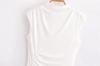 - Vestido sencillo sin mangas de color liso para mujer, vestido adelgazante y temperamental, nuevo vestido de primavera - details 1