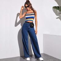Nuevos jeans de mujer, pantalones de mezclilla rectos de cintura alta y ajuste slim para mujer - details 1
