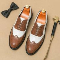 Diseño clásico, nivel de calidad, vestido de hombre para ocasiones formales, bodas, zapatos de piel de plena flor, talla grande 48 - details 2