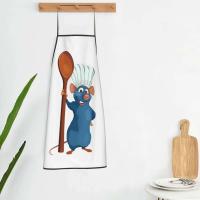 Unisex Ratatouille Remy con cuchara delantal adultos mujeres hombres Chef Tablier cocina para cocinar película animada pintura - details 35